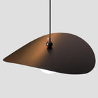 Designer White Glass Globe Pendant Light with Lotus Leaf Shade