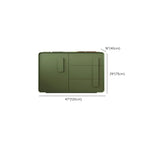 Composite Wood Green Storage Cabinet with Minimalist Style