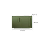 Composite Wood Green Storage Cabinet with Minimalist Style
