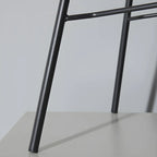 Brown Saddle Metal Frame Leather Counter Stools with Backs