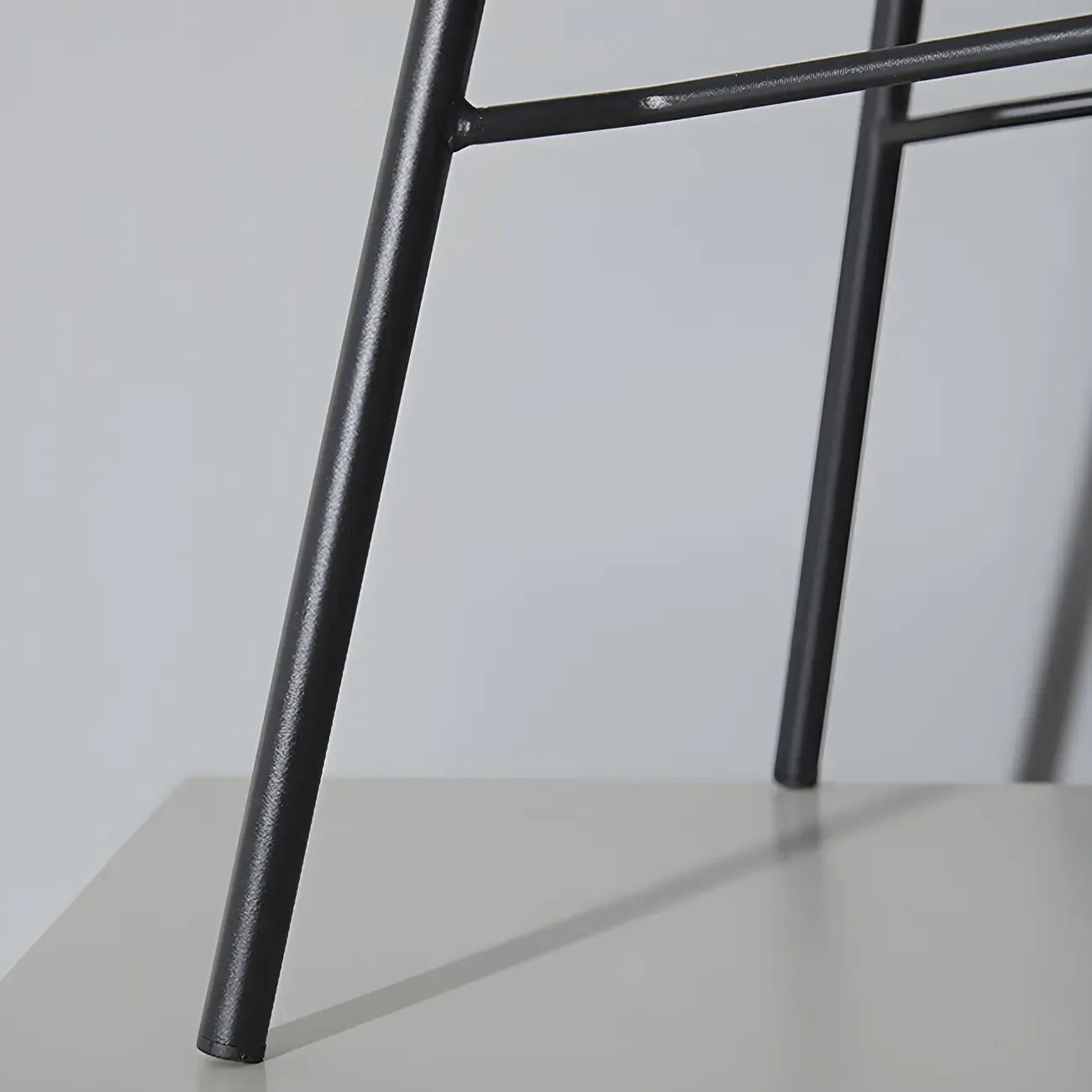 Brown Saddle Metal Frame Leather Counter Stools with Backs