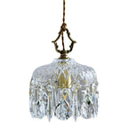 Elegant Clear Crystal Chandelier with Luxurious Accents for Living Room