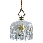 Elegant Clear Crystal Chandelier with Luxurious Accents for Living Room