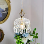Elegant Clear Crystal Chandelier with Luxurious Accents for Living Room