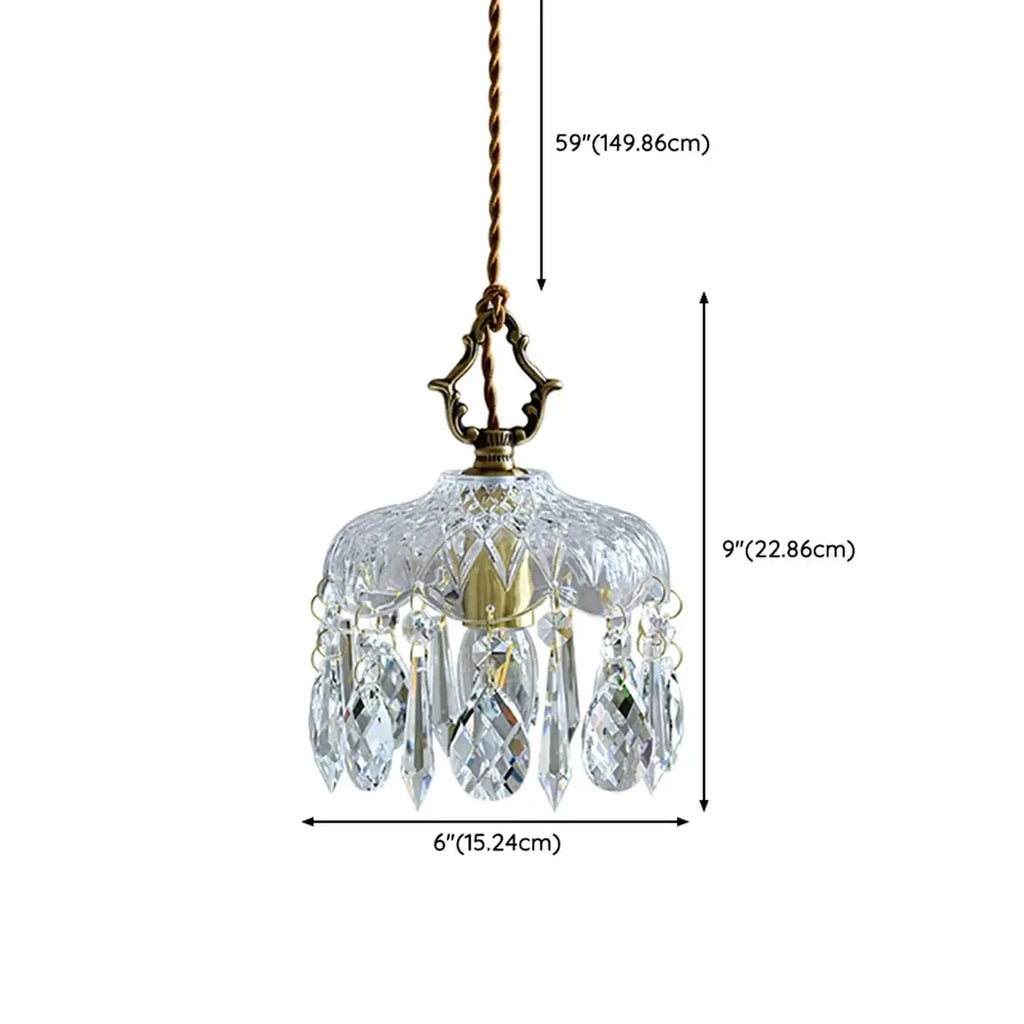 Elegant Clear Crystal Chandelier with Luxurious Accents for Living Room