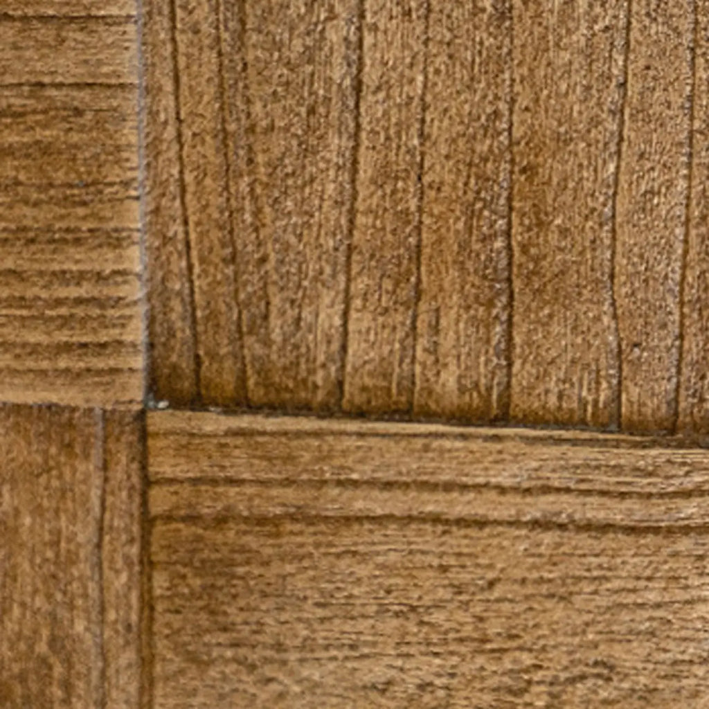 Rectangle Wood Drum End Table with Storage for Living Room