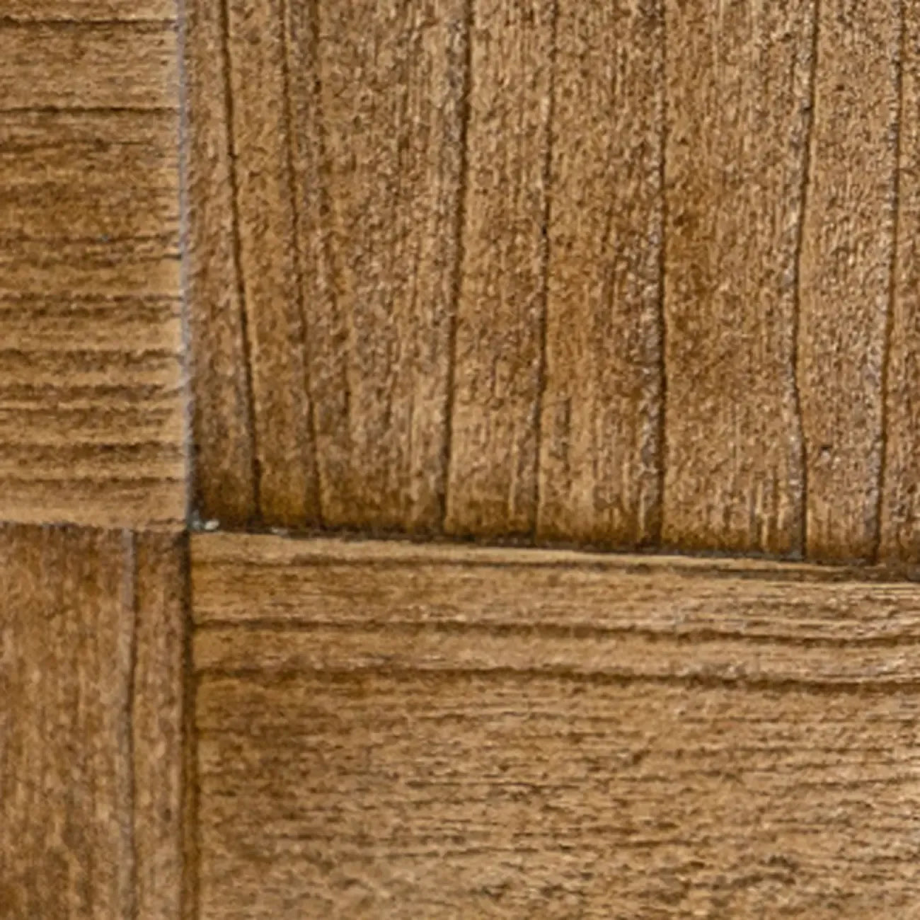 Rectangle Wood Drum End Table with Storage for Living Room