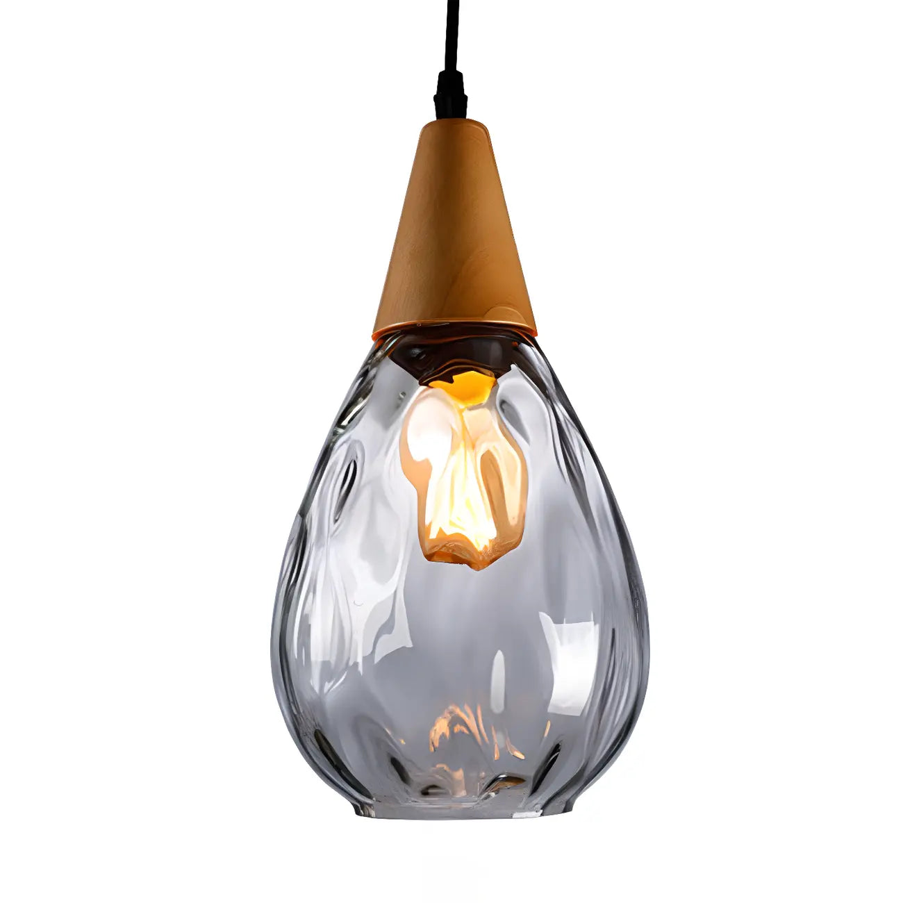 Dune Color Glass Drop Pendant Light for Home Decor