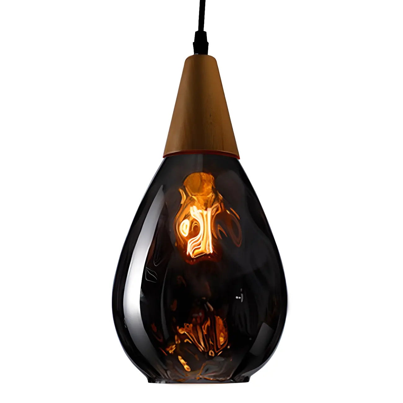Dune Color Glass Drop Pendant Light for Home Decor