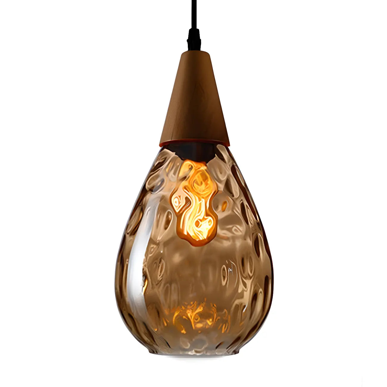 Dune Color Glass Drop Pendant Light for Home Decor