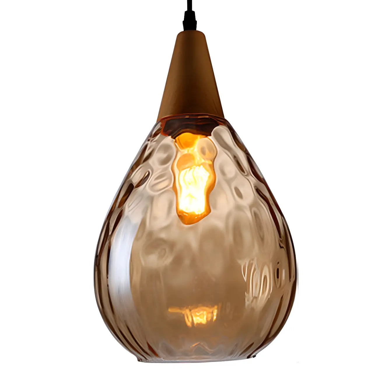 Dune Color Glass Drop Pendant Light for Home Decor
