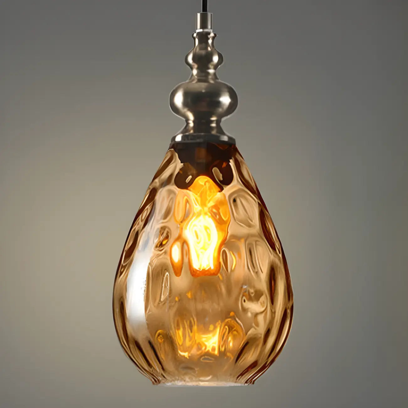Dune Color Glass Drop Pendant Light for Home Decor