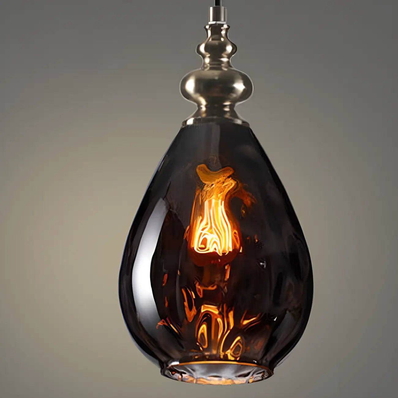 Dune Color Glass Drop Pendant Light for Home Decor
