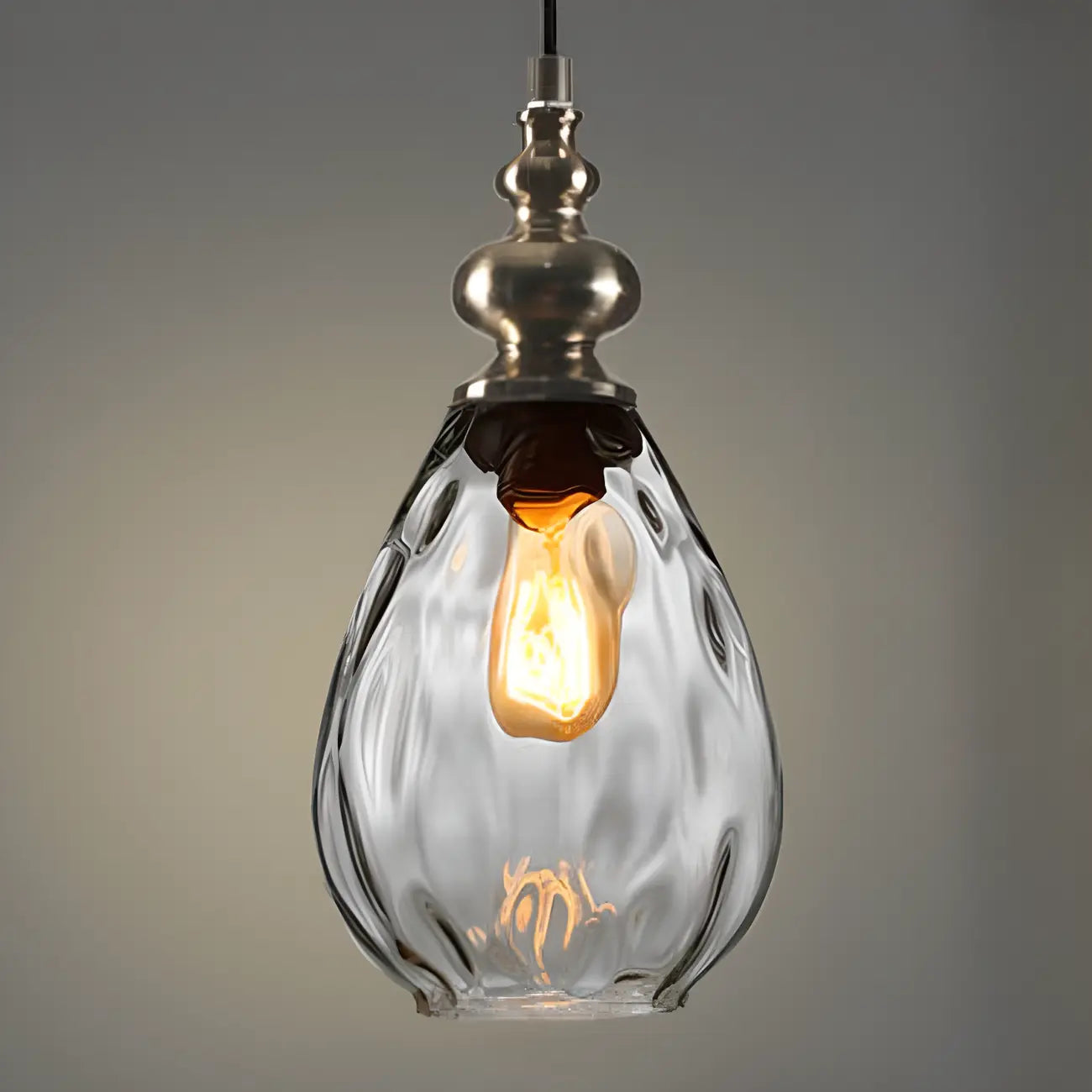 Dune Color Glass Drop Pendant Light for Home Decor