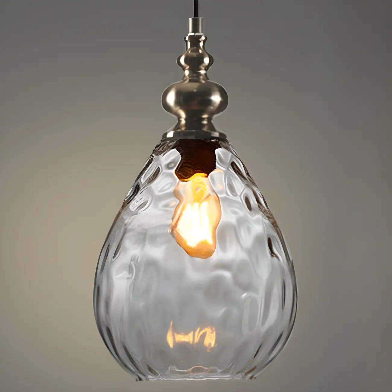 Dune Color Glass Drop Pendant Light for Home Decor