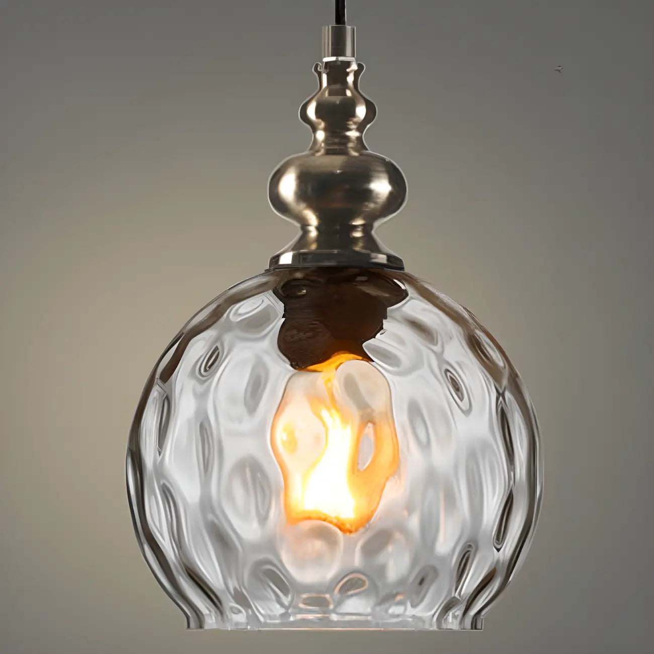 Dune Color Glass Drop Pendant Light for Home Decor