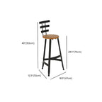 Elegant Solid Wood Bar Set with Stylish Stools for Home