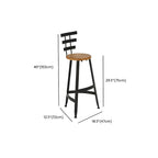 Elegant Solid Wood Bar Set with Stylish Stools for Home