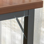 Modern Manufactured Wood Pub Table and Backless Stools Sets