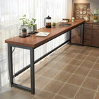 Modern Manufactured Wood Pub Table and Backless Stools Sets