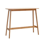 Modern Bamboo Bar Set with Footrest Stools