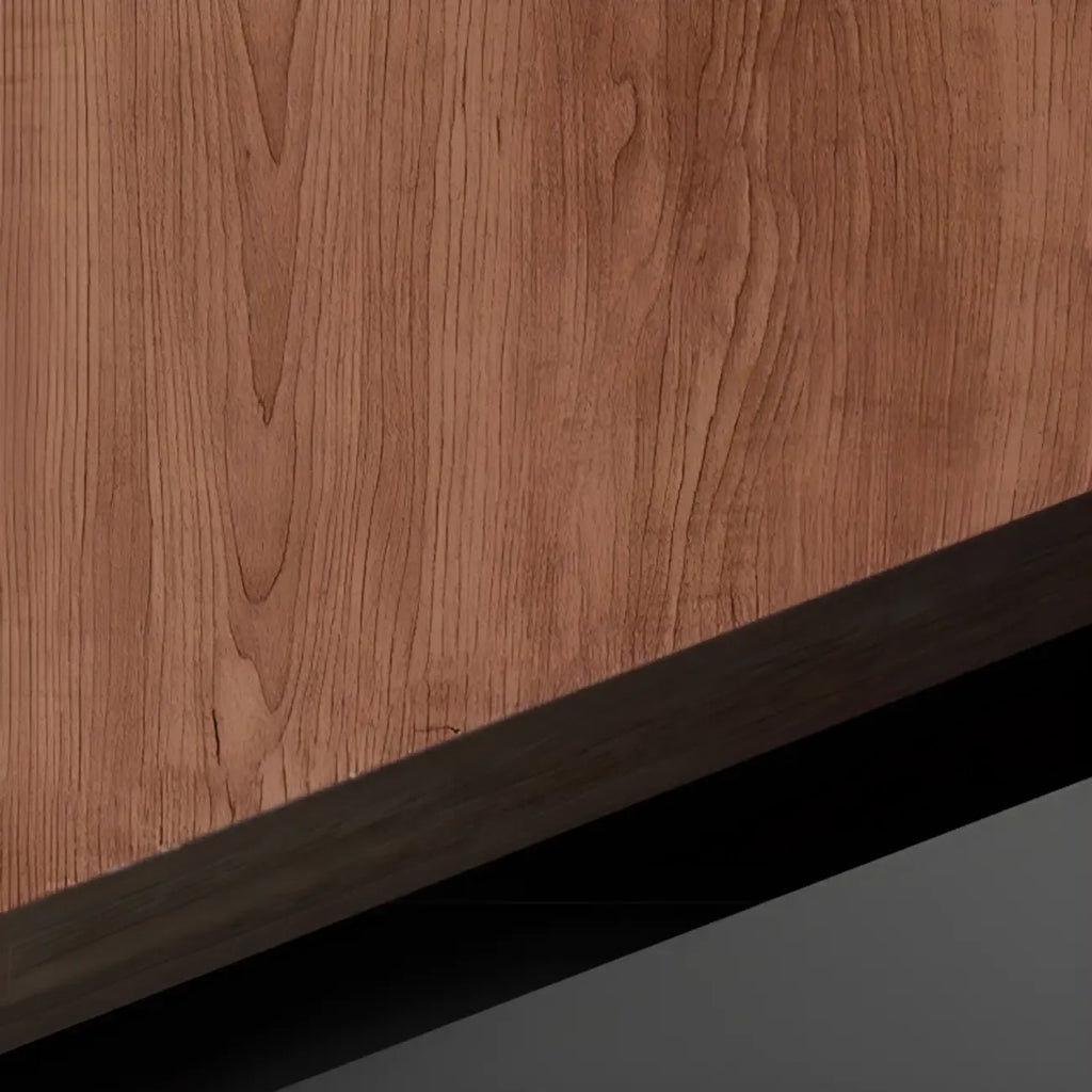 Modern Wood Lift-Top Coffee Table Cabinet, Rectangular Design