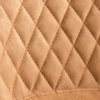 Modern Wood Tufted Upholstered Leather Bar Stool