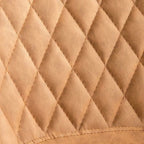 Modern Wood Tufted Upholstered Leather Bar Stool