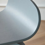 Minimalist Wooden Bar Stools with Footrest for Kitchen