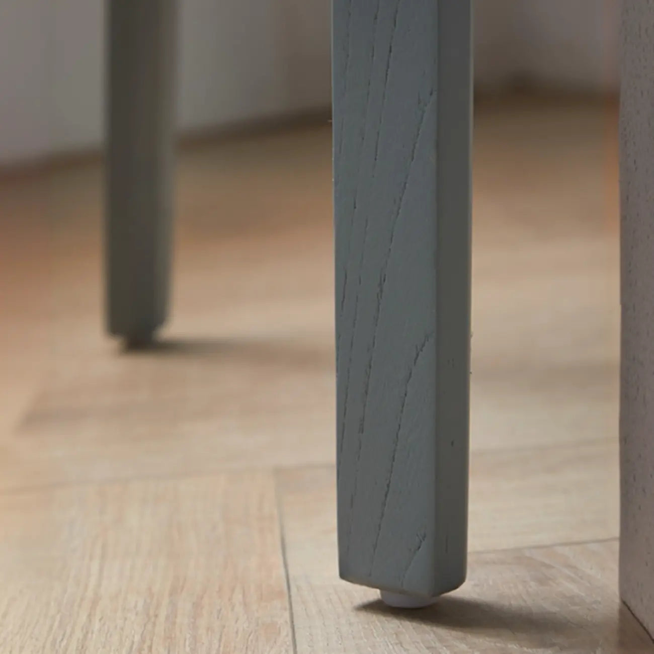 Minimalist Wooden Bar Stools with Footrest for Kitchen
