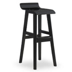 Acrylic Saddle Counter Height Wooden Bar Stools