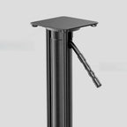 Modern Adjustable Leather Bar Stools Footrest for Kitchen