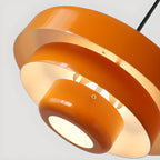 Designer White Layered Cake Iron Pendant Lamp for Living Room