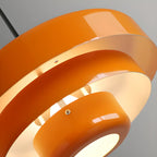 Designer White Layered Cake Iron Pendant Lamp for Living Room
