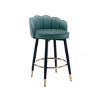 360¡ã Swivel Leather Bar Stool Counter Height