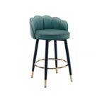 360¡ã Swivel Leather Bar Stool Counter Height
