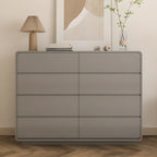 Elegant Pine Wood Double Dresser with Large Storage for Bedroom