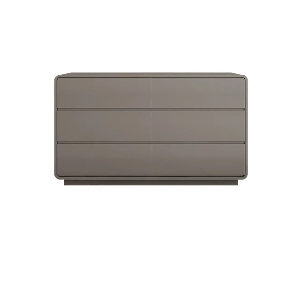 Elegant Pine Wood Double Dresser with Large Storage for Bedroom