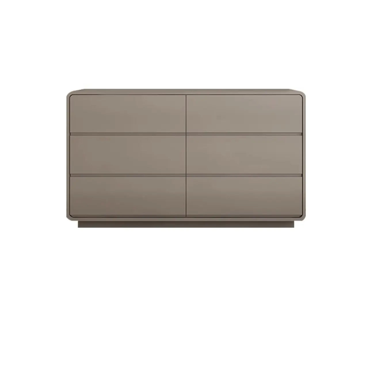 Elegant Pine Wood Double Dresser with Large Storage for Bedroom