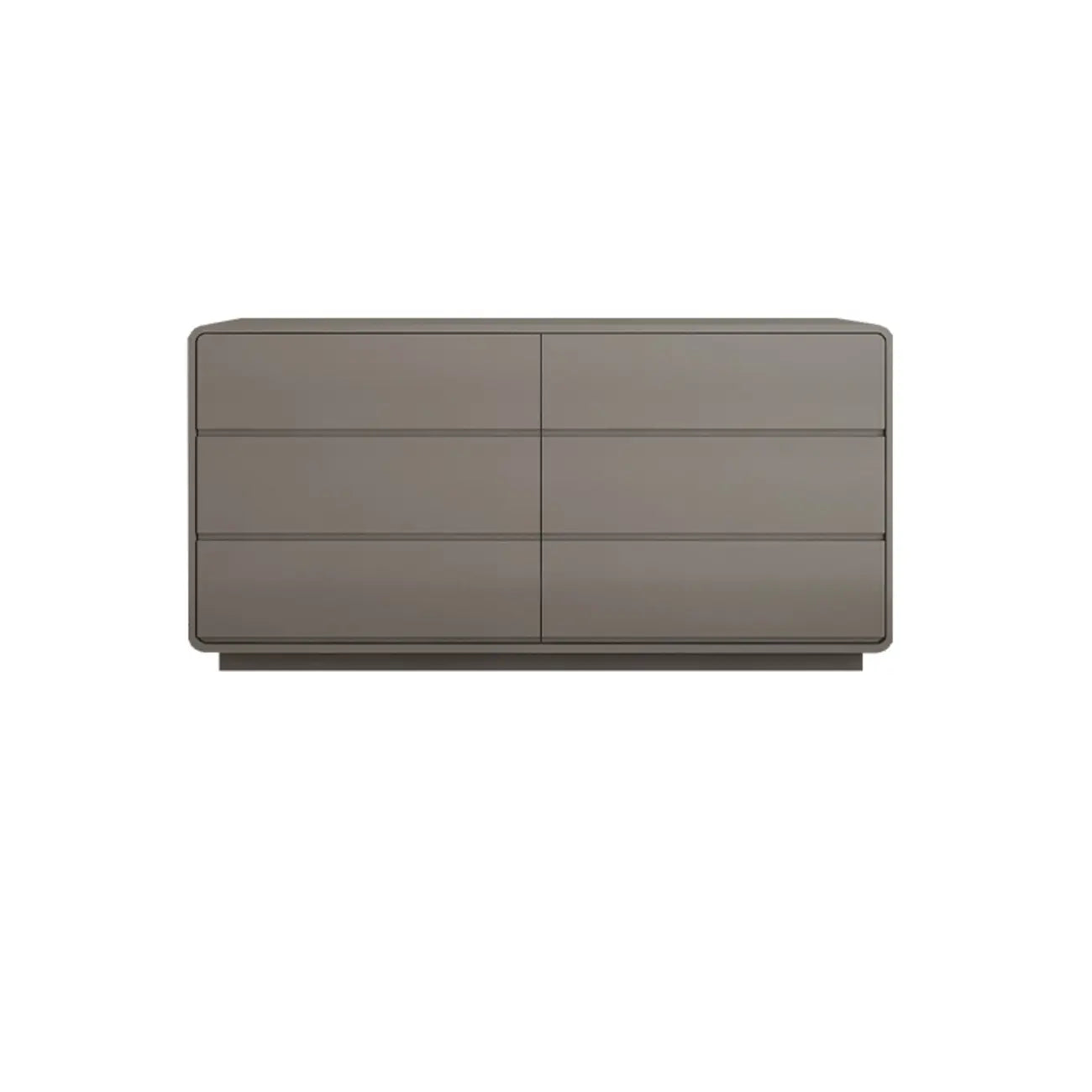 Elegant Pine Wood Double Dresser with Large Storage for Bedroom