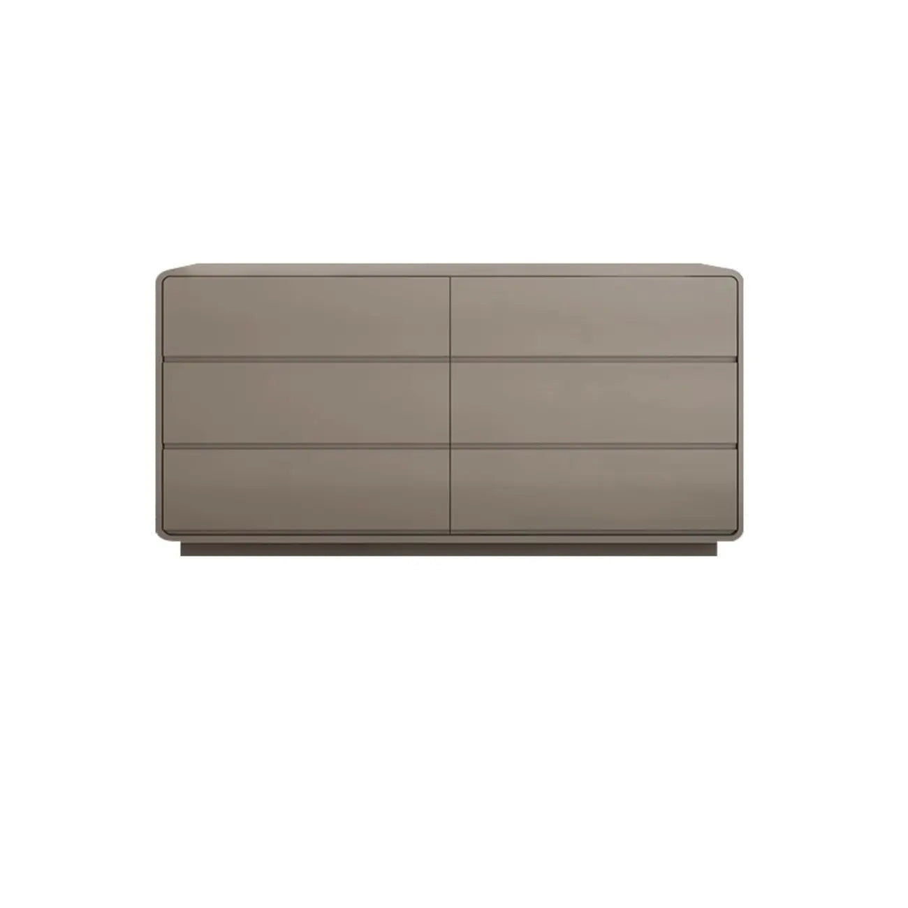 Elegant Pine Wood Double Dresser with Large Storage for Bedroom