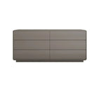 Elegant Pine Wood Double Dresser with Large Storage for Bedroom
