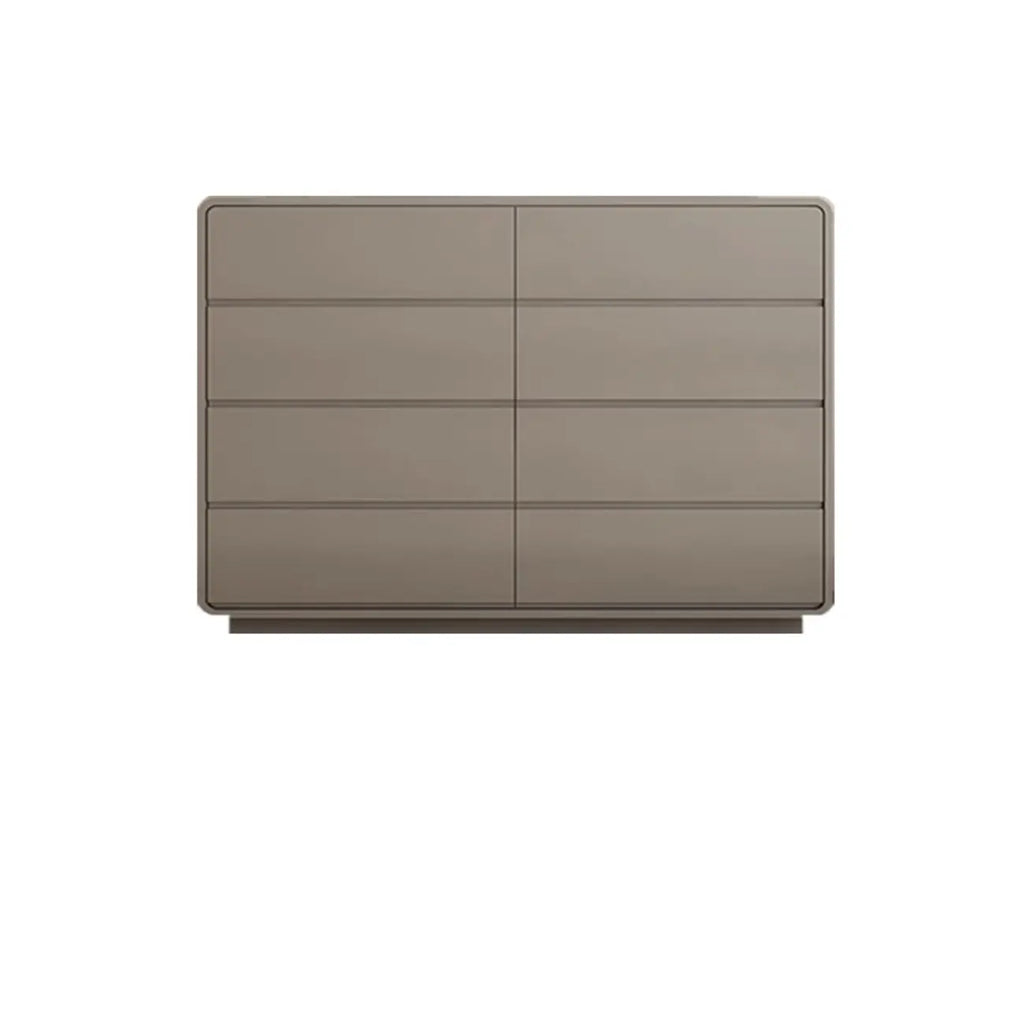 Elegant Pine Wood Double Dresser with Large Storage for Bedroom