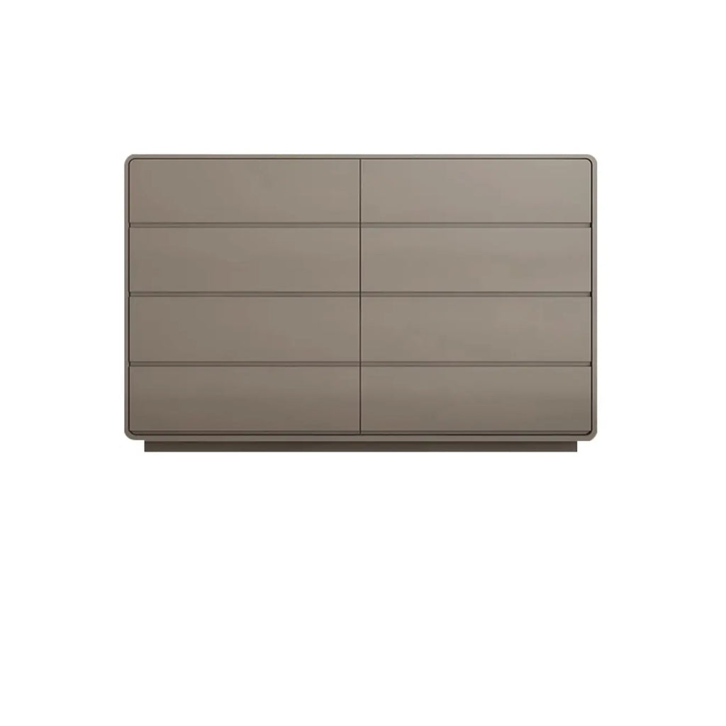 Elegant Pine Wood Double Dresser with Large Storage for Bedroom