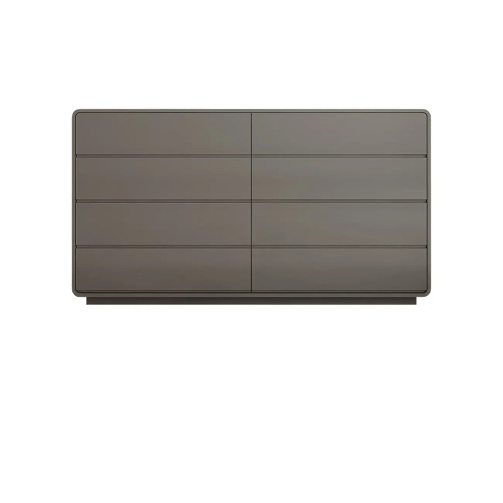 Elegant Pine Wood Double Dresser with Large Storage for Bedroom