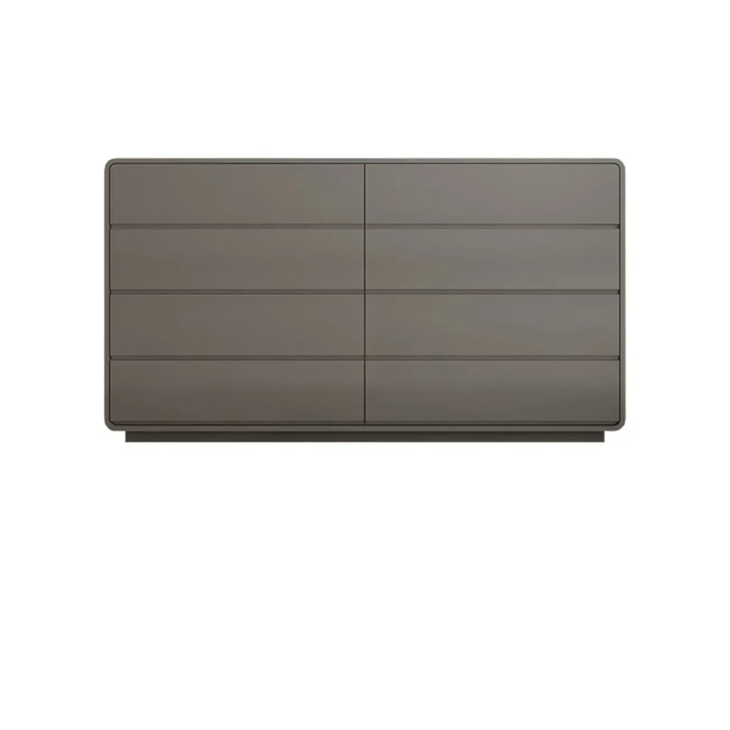 Elegant Pine Wood Double Dresser with Large Storage for Bedroom