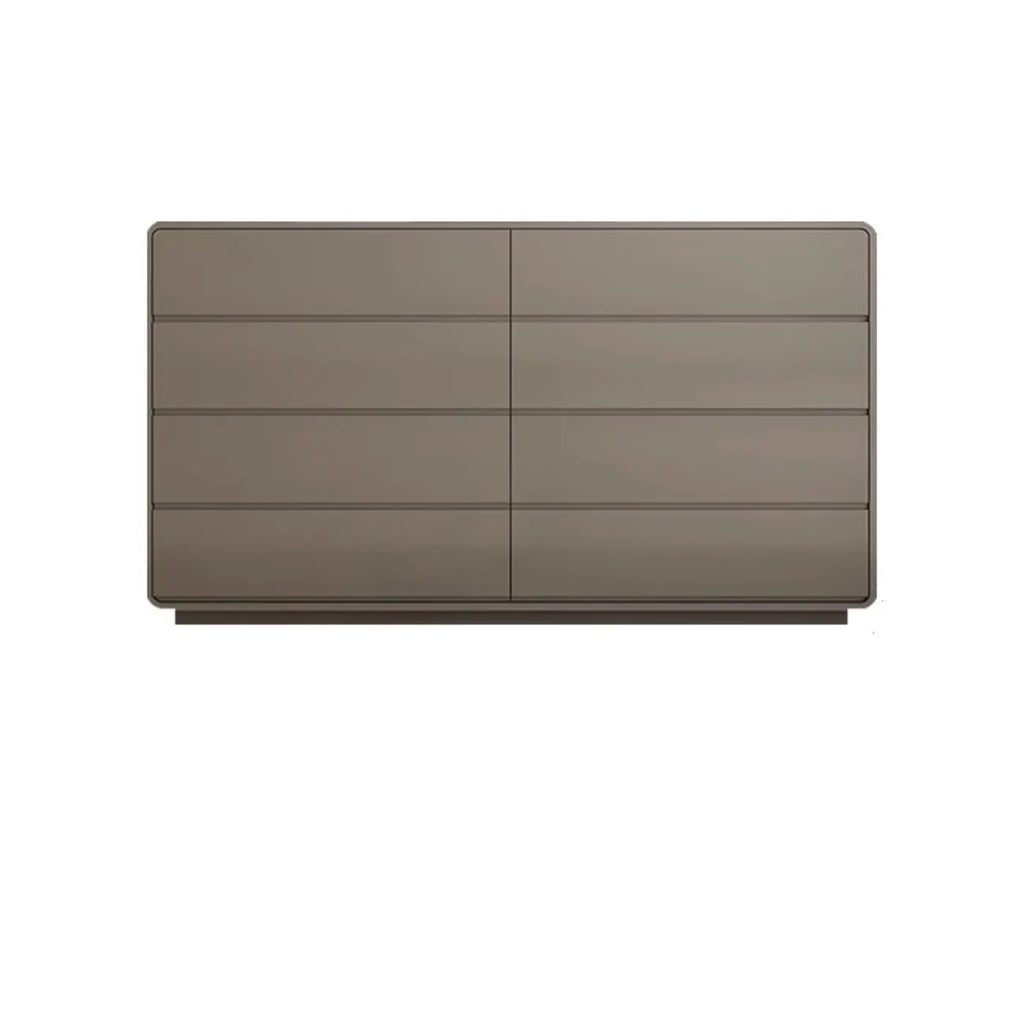 Elegant Pine Wood Double Dresser with Large Storage for Bedroom
