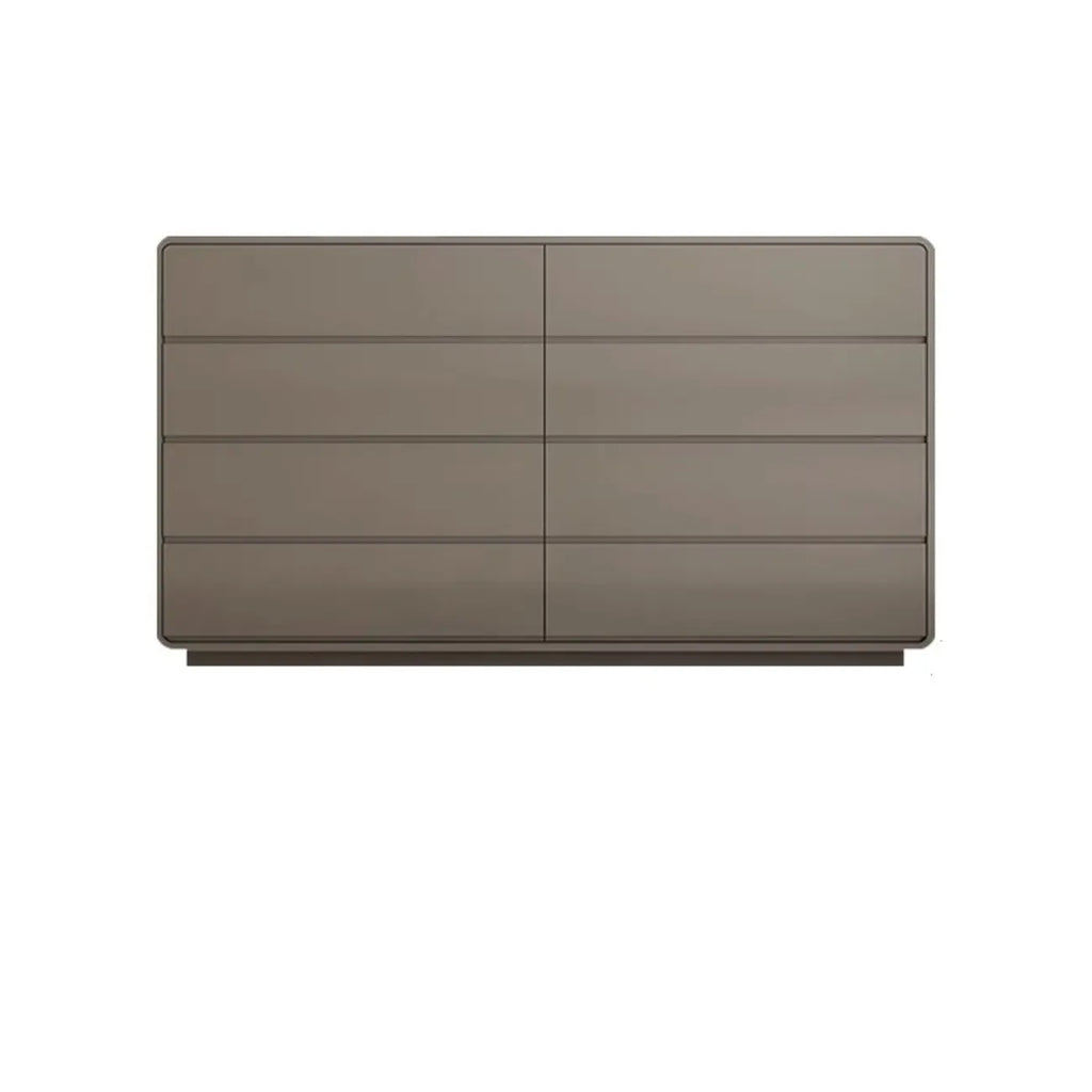 Elegant Pine Wood Double Dresser with Large Storage for Bedroom