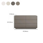 Elegant Pine Wood Double Dresser with Large Storage for Bedroom