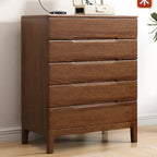 Contemporary Wooden Dresser with 5-Drawers